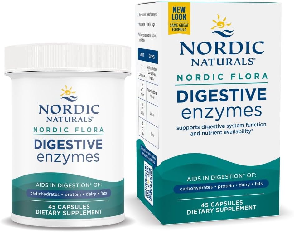 Nordic Flora Digestive Enzymes – 45 Caps